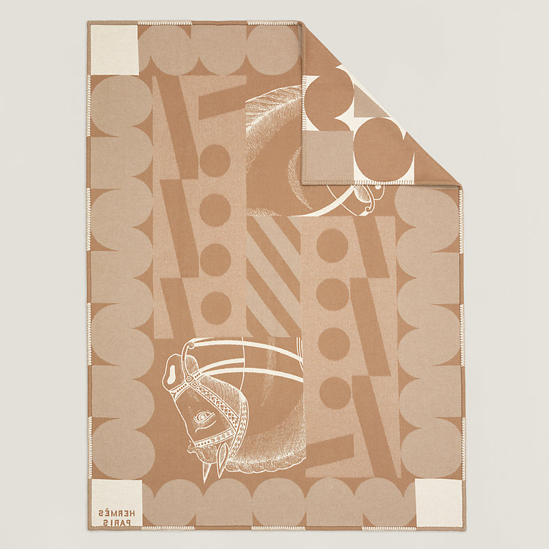 Cheval Joker blanket - Brown | Hermès Mainland China